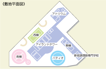 新宿アイランド建物平面図